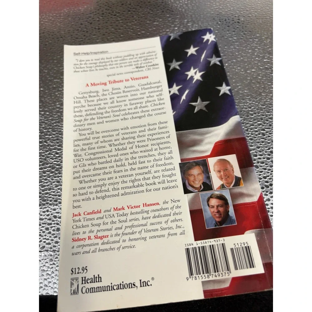 Chicken Soup for the Veteran's Soul‎ Paperback Jack Canfield Mark Victor Hansen